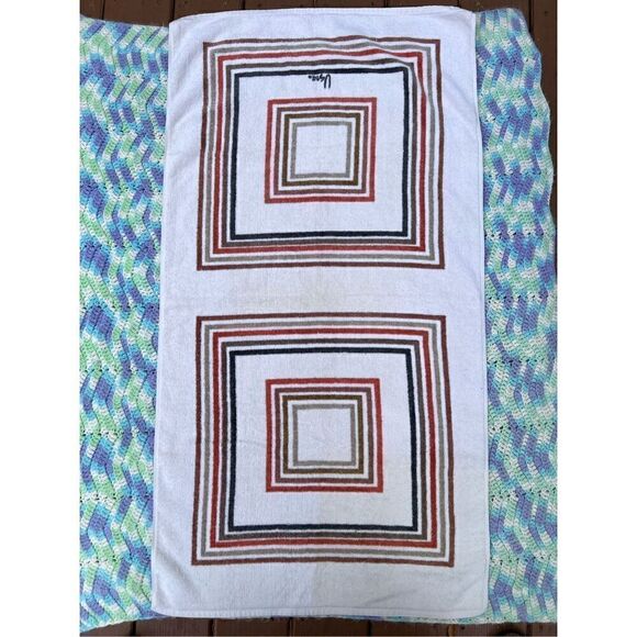 Vintage Bath Towel Vera - Picture 1 of 5